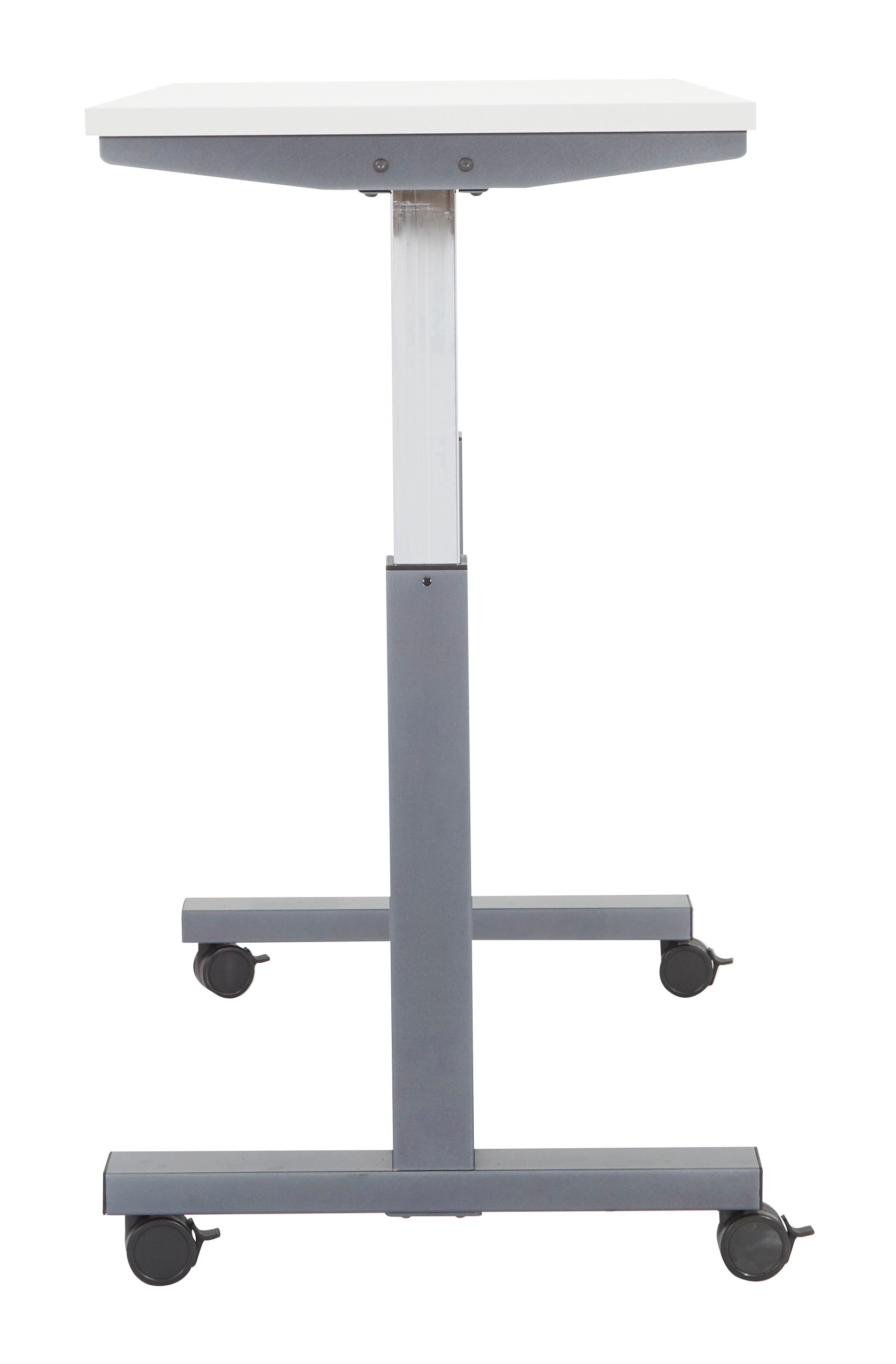 HT ADJ TBLE 2/CTNS GRY TOP/TITANIUM BASE 48X24 KD